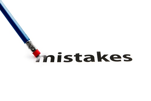 image of word mistake